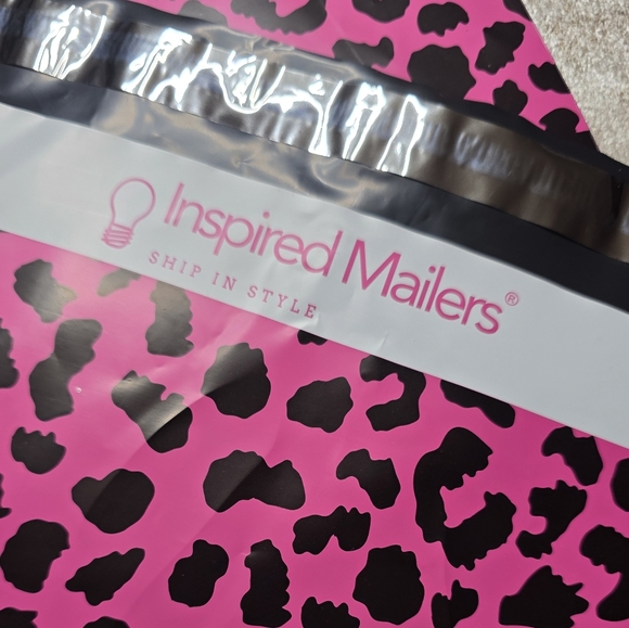 Polymail Bundle - 10 - 10X13 Mailers - 10 - Pink Gift Bags - 10 Thank You Cards - Picture 2 of 2